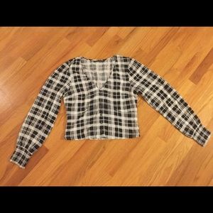 Abercrombie & Fitch Blouse V-Neck Top